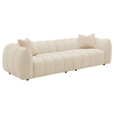 Best Furniture Outlet - Coaster - Winchester Boucle Upholstered Extra Long Sofa Sand Pebble - 503997